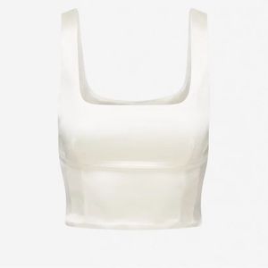 ARITZIA Wilfred Shine bustier crop